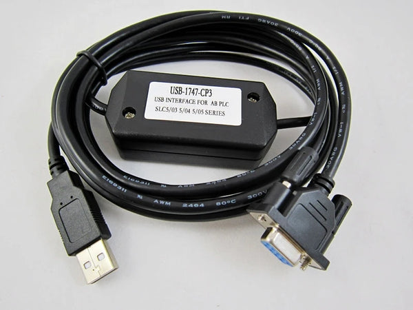 USB PLC Programming Cable For Allen Bradley USB-1747-CP3 SLC 5/03-5/04-5/05 1pc,FREE SHIPPING