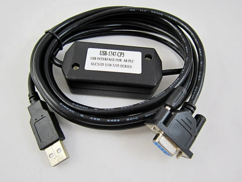 USB PLC Programming Cable For Allen Bradley USB-1747-CP3 SLC 5/03-5/04-5/05 1pc,FREE SHIPPING