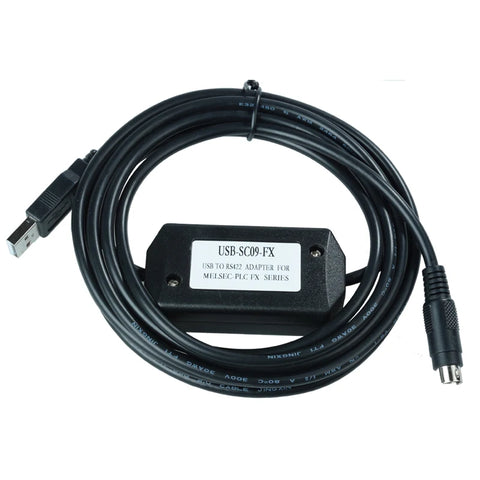 USB-SC09-FX Programming cable for MELSEC-FX PLC (FX1N/2N/3S/3G/3U),HAVE IN STOCK