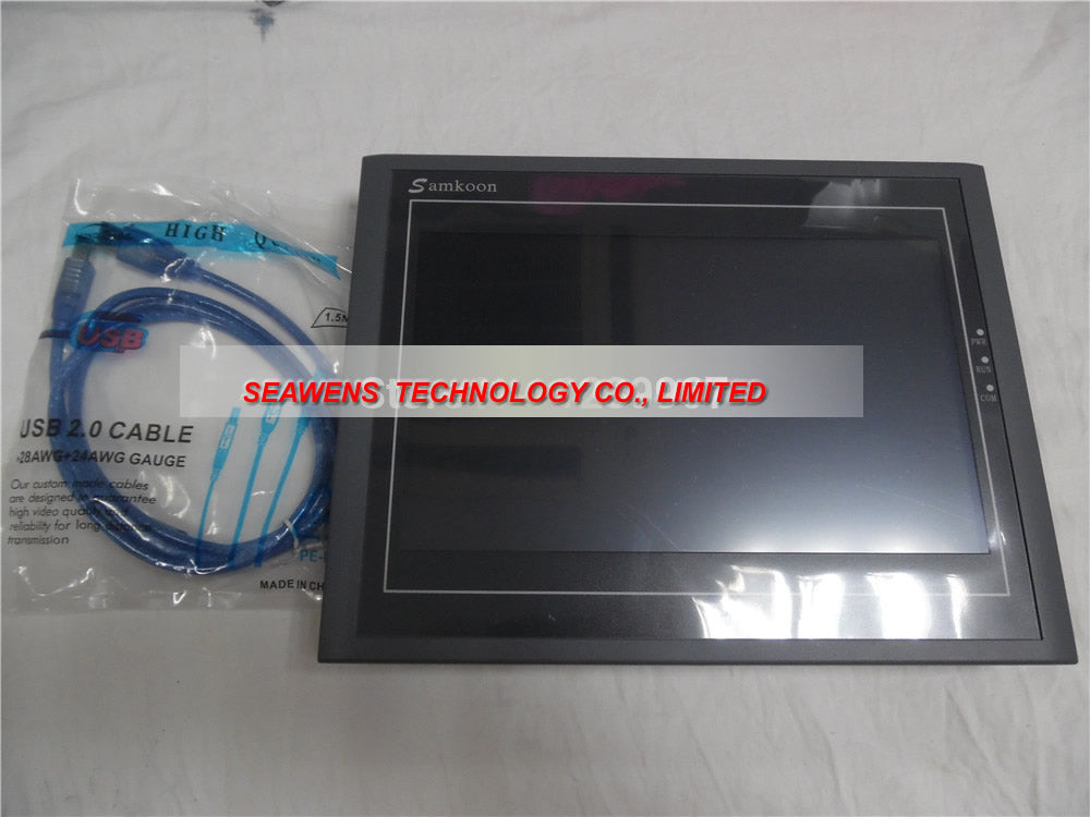 SK-102AS : 10.2 inch Ethernet HMI touch Screen Samkoon SK-102AS with programming cable and software, FAST SHIPPING