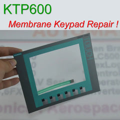 6AV6647-0AD11-3AX0 KTP600 Membrane Keypad+Touch Glass for SIMATIC HMI Panel repair~do it yourself, Have in stock