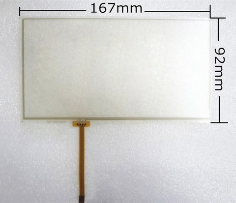 6.95 inch 167*93mm 167x93mm 4 Wire Resistive Touch Screen Digitizer For C070VW03 TM070RDH01 Display Size 159*86MM, FAST SHIPPING