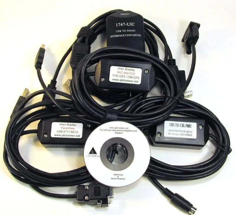 ALLEN BRADLEY 1747-UIC USB 2711-NC13 1747-CP3 1761-CBL-PM02 COMPLETE PROGRAMMING SET ,HAVE IN STOCK