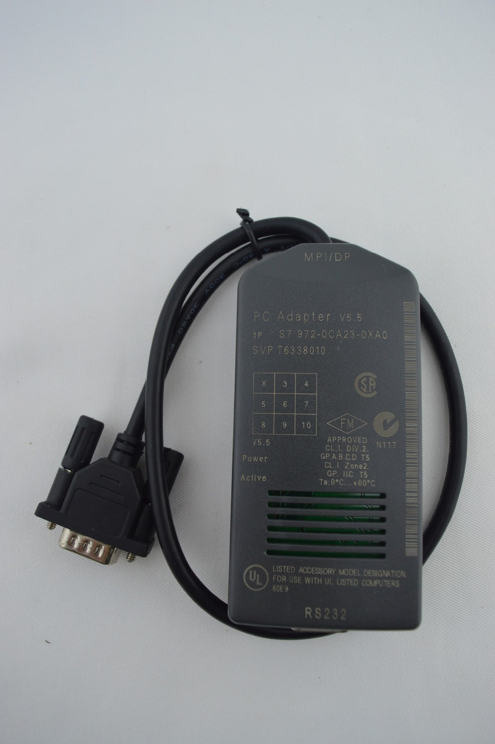 6ES7972-0CA23-0XA0, High Grade PC/MPI+ Isolated Adapter Cable for SlEMENS S7-300/400 PLC 6ES7 972-0CA23-0XA0 and Other HMI Panel