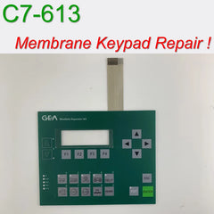 6ES7613-1SB00-0AC0 C7-613 Membrane Keypad & Shell for SIMATIC & GEA HMI Panel repair~do it yourself, Have in stock