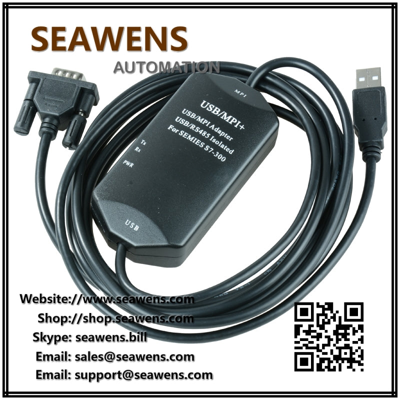 USB-MPI+ Isolated Programming Cable for SlEMENS S7-200/300/400 PLC DP/MPI/PPI 6ES7 972-0CB20-0XA0 Adapter, FAST SHIPPING