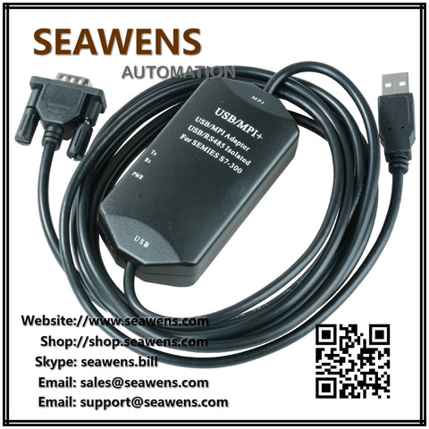 USB-MPI+ Isolated Programming Cable for SlEMENS S7-200/300/400 PLC DP/MPI/PPI 6ES7 972-0CB20-0XA0 Adapter, FAST SHIPPING