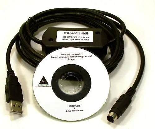 ALLEN BRADLEY USB 1761-CBL-PM02 FOR ALL MICROLOGIX PLC COMMUNICATION,HAVE IN STOCK
