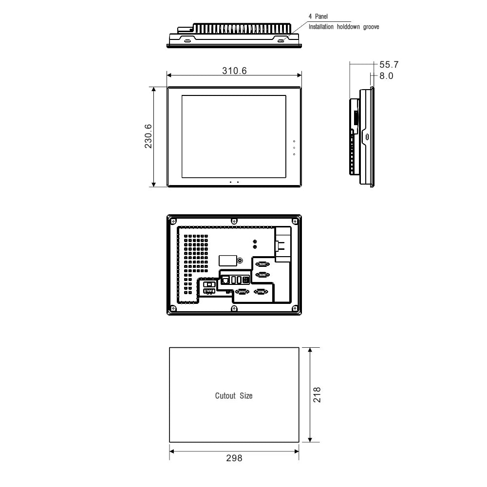 Kinco MT5520T-DP 10.4"  TFT HMI ,HAVE IN STOCK,  FAST SHIPPING