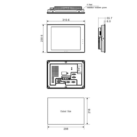 Kinco MT5520T-DP 10.4"  TFT HMI ,HAVE IN STOCK,  FAST SHIPPING