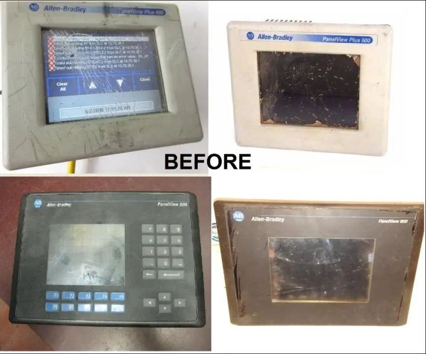 AB 2711-B5A PANELVIEW 550 KEYPAD AND TOUCH GLASS REPLACEMENT 2711-B5A1 OVERLAY, HAVE IN STOCK