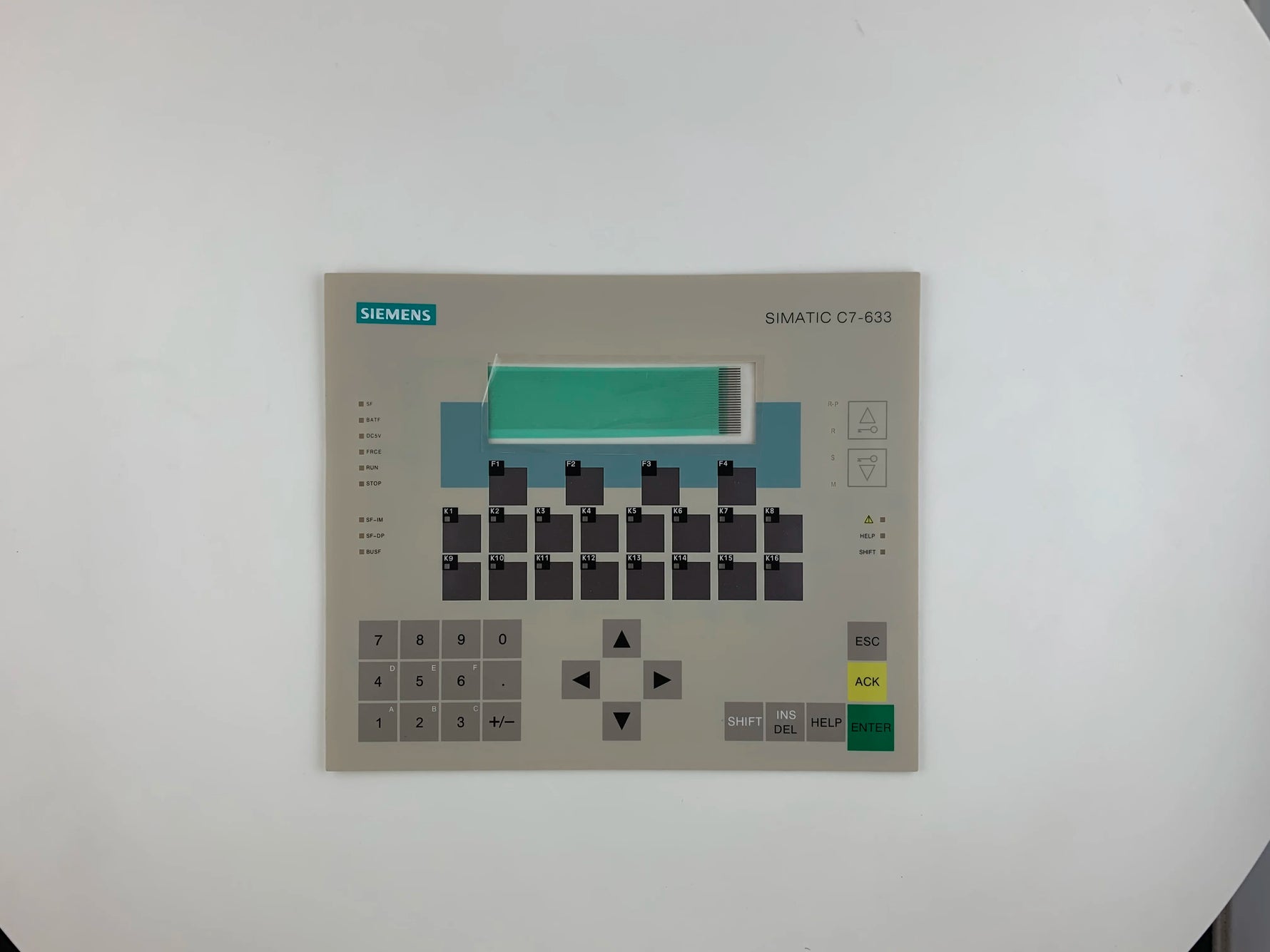 6ES7633-2BJ01-0AE3 C7-633 Membrane Keypad for SIMATIC HMI Panel repair~do it yourself, Have in stock