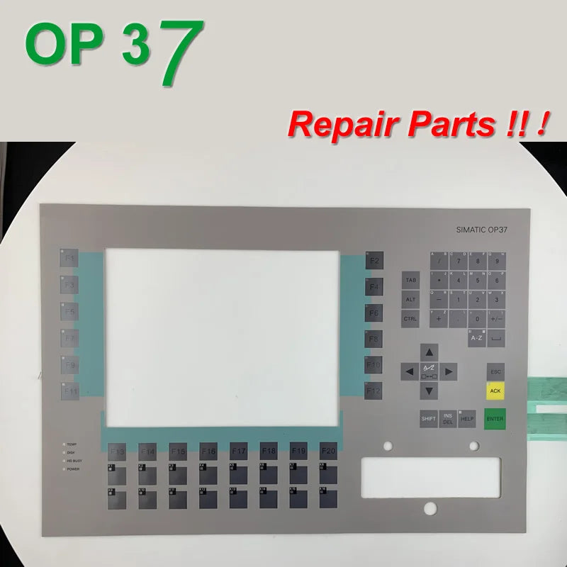 6AV3637-1LL00-0AX0 Membrane Keypad for SIMATIC OP37 Operator Panel repair~do it yourself, Have in stock