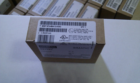 new in box 6ES7972-0BA12-0XA0 6ES7 972-0BA12-0XA0 SIMATIC s7 The connector