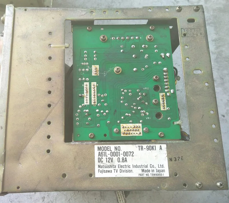 A61L-0001-0072 TR-9DK1 DC12V 0.8A compatible LCD display 9 inch for CNC machine replace CRT monitor