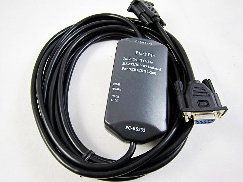 PC/PPI+ programming cable for S7-200 PLC ,compitable with 6ES7 901-3CB30-0XA0, FAST DELIVERY