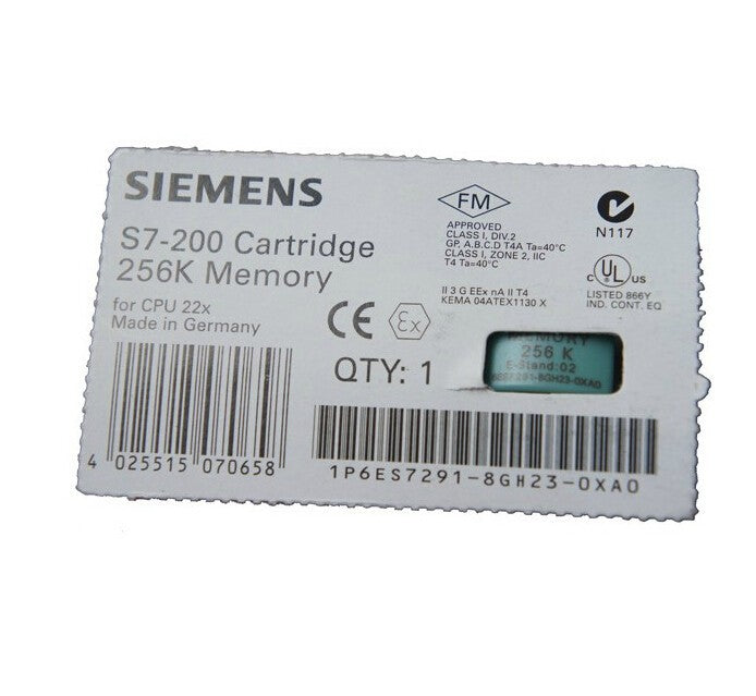 6ES7291-8GH23-0XA0,6ES7 291-8GH23-0XA0,6ES72918GH230XA0,SIMATIC S7-200, 256 KB, BATTERY MODULE,, Fast Shipping
