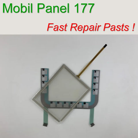 6AV6645-0AC01-0AX0 MOBILE PANEL 177 Membrane keypad + Touch Glass for HMI Panel repair~do it yourself, Have in stock