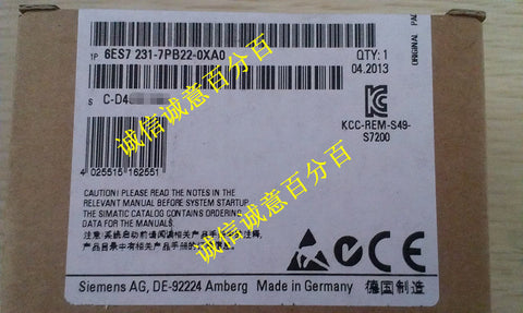 EM231 6ES7231 6ES7 231-7PB22-0XA0,s7-200,NEW & ORIGINAL 100%