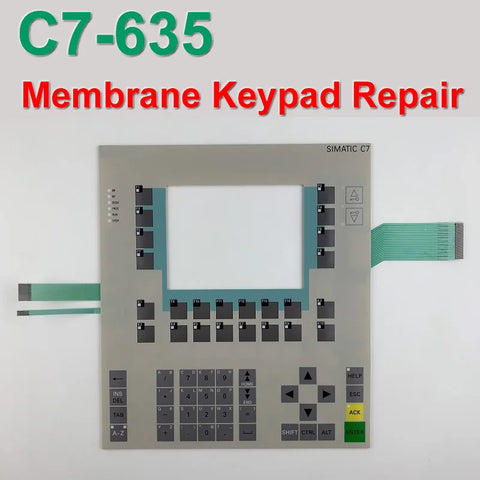6ES7635-2EC00-0AE3 6ES7 635-2EC00-0AE3 Membrane Keypad For SIMATIC C7-635 Repair, HAVE IN STOCK