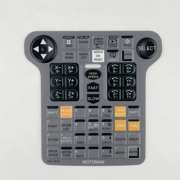 JZRCR-NPP01B-1 Membrane film for Yaskawa Teach Pendant Panel repair~do it yourself, Have in stock