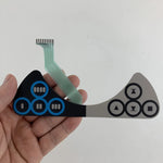 Membrane Keypad Switch for KEBA SX TPU2 16/64 3HAC023195-001 /02 23080#0000024544 Teach Pendant Membrane Keyboard Repair