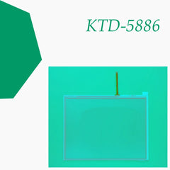 KTD-5886 Touch Screen Glass for HMI Machine Operator's Panel repair~do it yourself, Have in stock