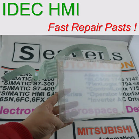 HG3F-FT22TF-W Touch Glass for IDEC HMI Machine Operator's panel repair~do it yourself,Have in stock