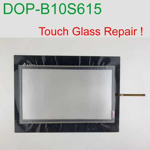 DOP-B10S615 10.1 Inch Touch Screen Glass +Membrane Film for Delta HMI Panel repair~do it yourself, Have in stock