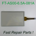 FT-AS00-6.5A-081A 6.5 inch Touch Screen Glass for HMI Panel repair~do it yourself, Have in stock