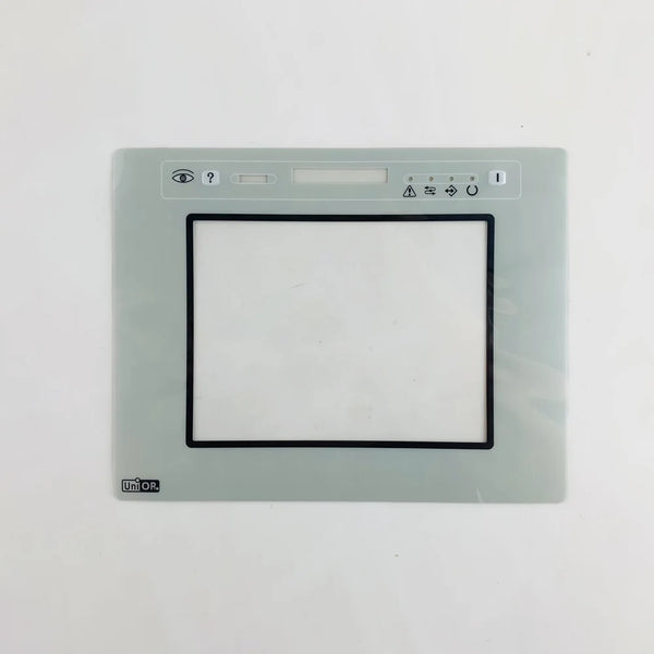 eTOP10C-0050 Touch Glass with front protective film for Uniop Operator's panel repair~do it yourself,Have in stock