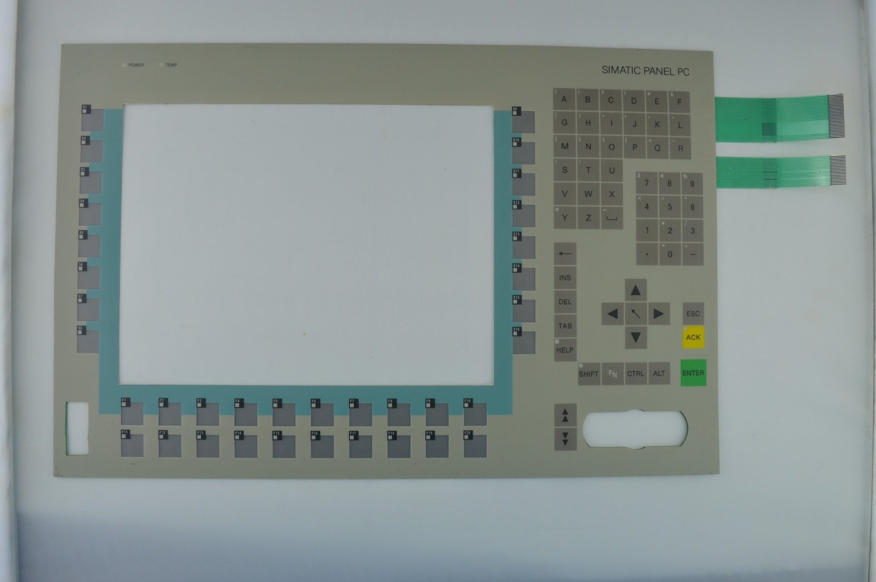 6AV7723-1BC10-0AA0 6AV7 723-1BC10-0AA0 Membrane Keypad for SIMATIC PC670-12 Operator's Panel repair~do it yourself,Have in stock