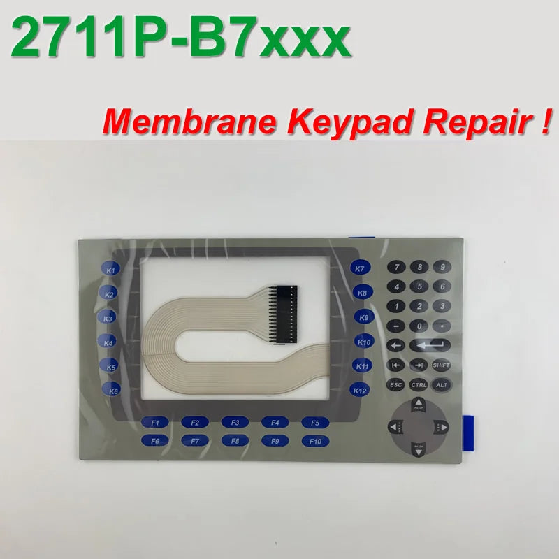 Allen Bradley PanelView PLUS 700 membrane overlay glass keypad 2711P-B7 GLASS 2711P-B7C 2711P-K7 for Panel repair,Have in stock
