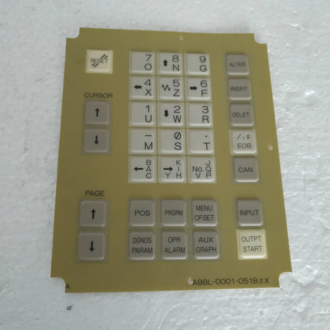 A98L-0001-0518 #T #M02 #X Membrane film for CNC operation panel repair,Have in stock