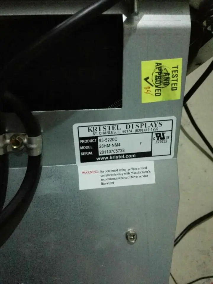 Replacement Industrial LCD Monitor 9-Pin Monochrome Display For HAAS 28HM-NM4 93-5220C VF1 VF2 VF3 CRT Monitors
