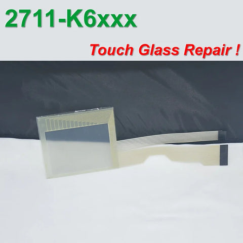 ALLEN BRADLEY 2711-K6A PANELVIEW 600 TOUCH PANEL REPLACEMENT 2711-K6A1 OVERLAY, HAVE IN STOCK