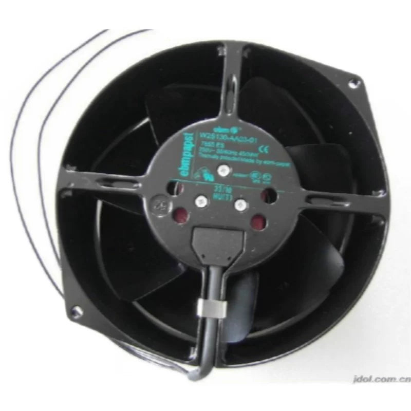 New Original ebm‑papst W2S130‑AA03‑10‑01‑21‑44‑64‑69‑71‑77‑95‑34‑24‑20 W2S130‑AB03‑10‑01‑21‑44‑64‑69‑71‑77‑95‑34‑24‑20 172x150x55mm AC230V Axial Cooling Fan for VFD Inverter Industrial Cabinet