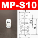 New Robot Vacuum Suction Cup Base Holder, Side Tail Air Intake Installation Design, 7MM Diameter Suction Cup, Small Head Suction Rod Pneumatic Robot Arm Accessories