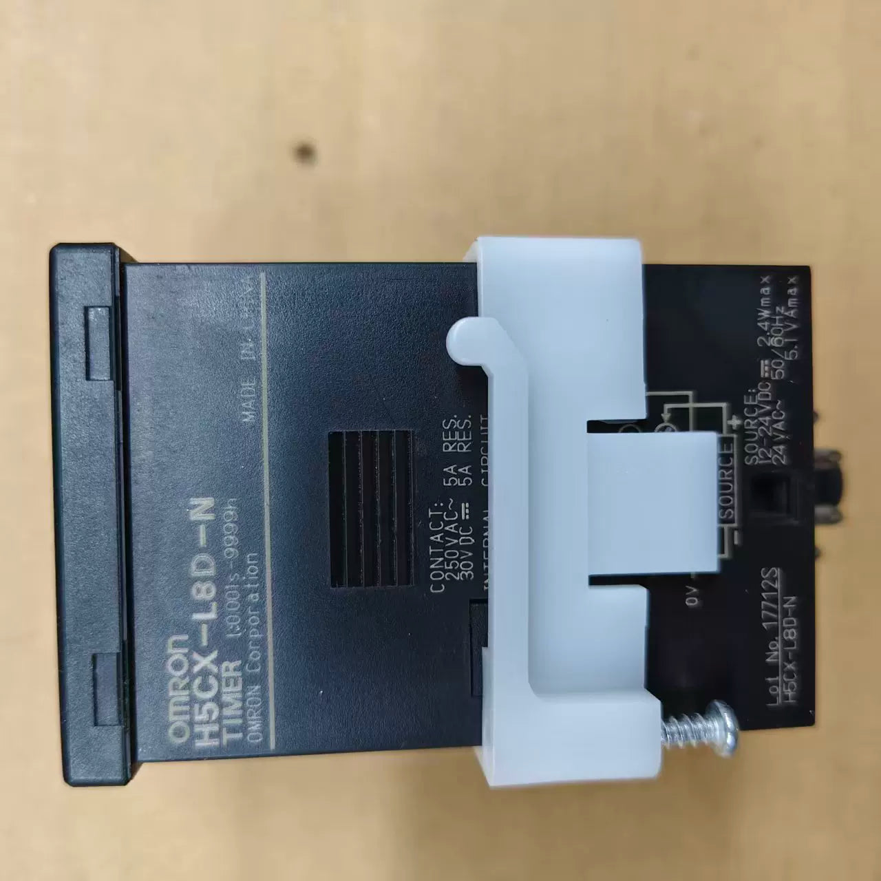 Genuine Omron H5CX-L8D‑N / H5CX-L8‑N / H5CX-L8D / H5CX-L8 Digital Timer Relay, 8‑Pin, Multi‑Function, DIN Rail, In Stock