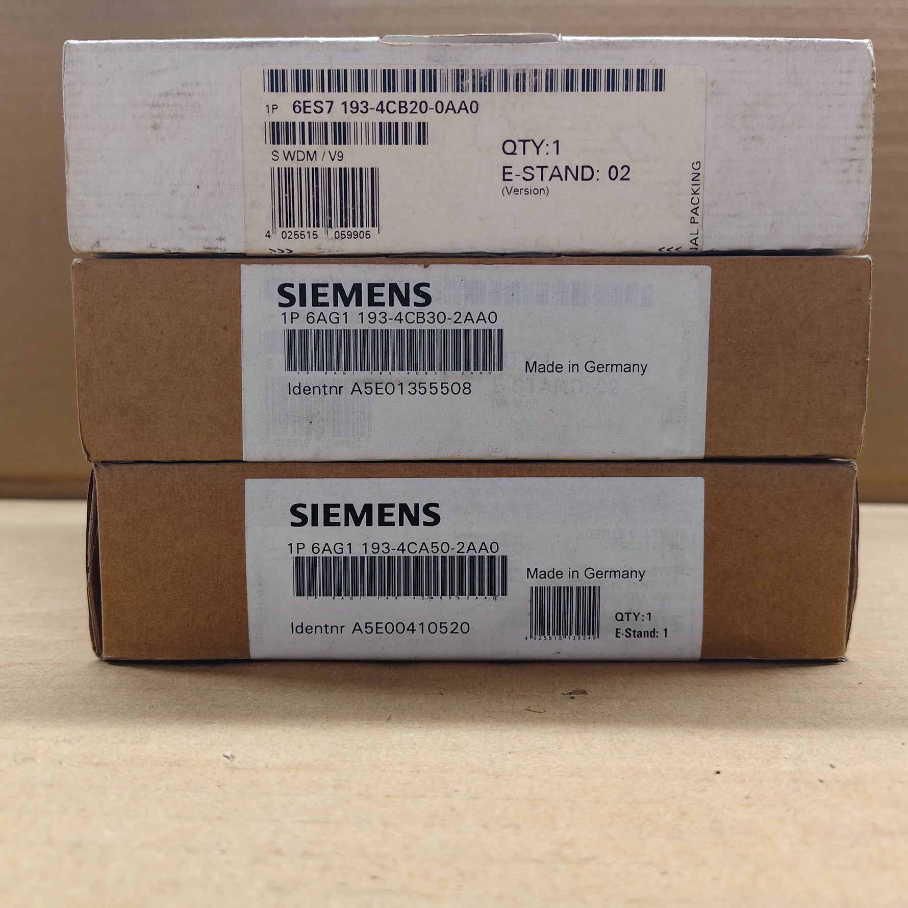 Genuine Siemens 6ES7193 ET 200S Terminal Module (6ES7193-4CB20/30-0AA0, 6ES7193-4CA40/50-0AA0), Screw Terminals, 15/25mm Width, Hot-Swap, DIN Rail, In Stock