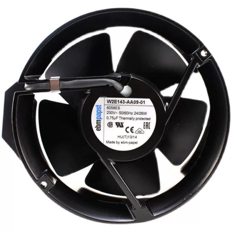 New W2E143-AA09 AB09 AB15-01 25 12 88 06 98 230V Axial Cooling Fan Industrial Cabinet Replacement Fan