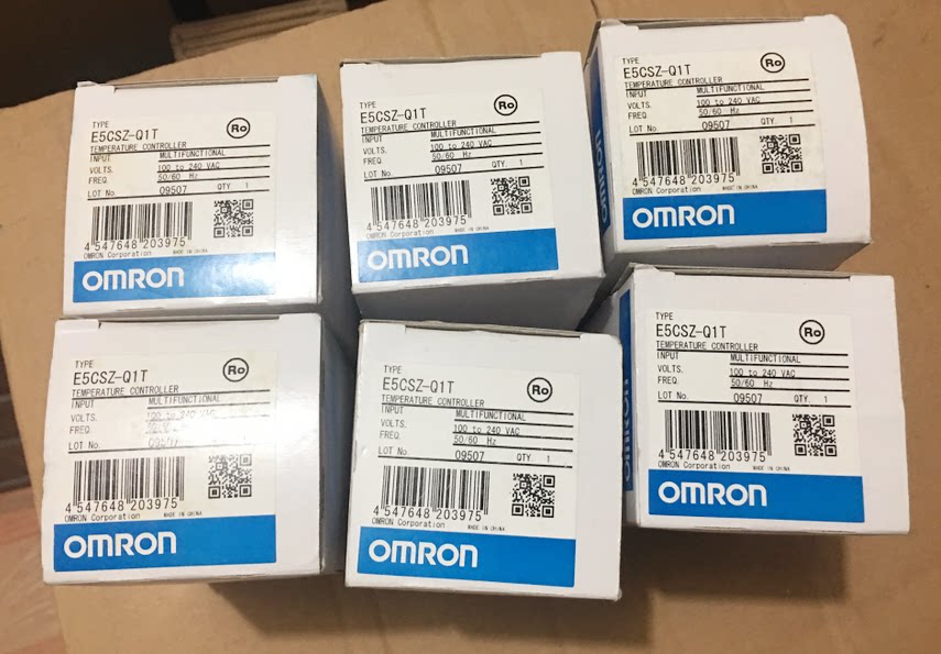 Genuine Omron E5CSZ-R1T/Q1T/R1TD/Q1TD E5CS-Q1KJ/R1KJX-F Temperature Controller, 48×24mm, PID, In Stock