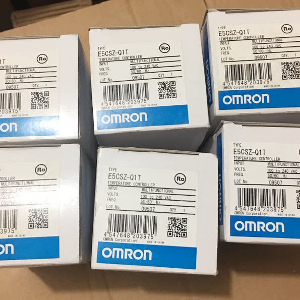 Genuine Omron E5CSZ-R1T/Q1T/R1TD/Q1TD E5CS-Q1KJ/R1KJX-F Temperature Controller, 48×24mm, PID, In Stock