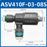 SMC Type ASV310F01-06S One Touch Push-In Speed Control Valve with Muffler, Pneumatic Exhaust Throttle Valve | Jinye
