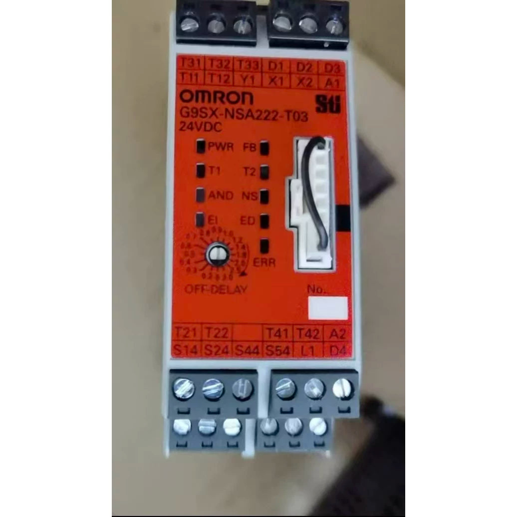Genuine Omron G9SX Safety Relay (NSA222-T03-RT/RC, AD322-T15-RT/RC, GS226-T15-RT/RC), DC24V, Safety Outputs, PLe/Cat.4, DIN Rail, In Stock