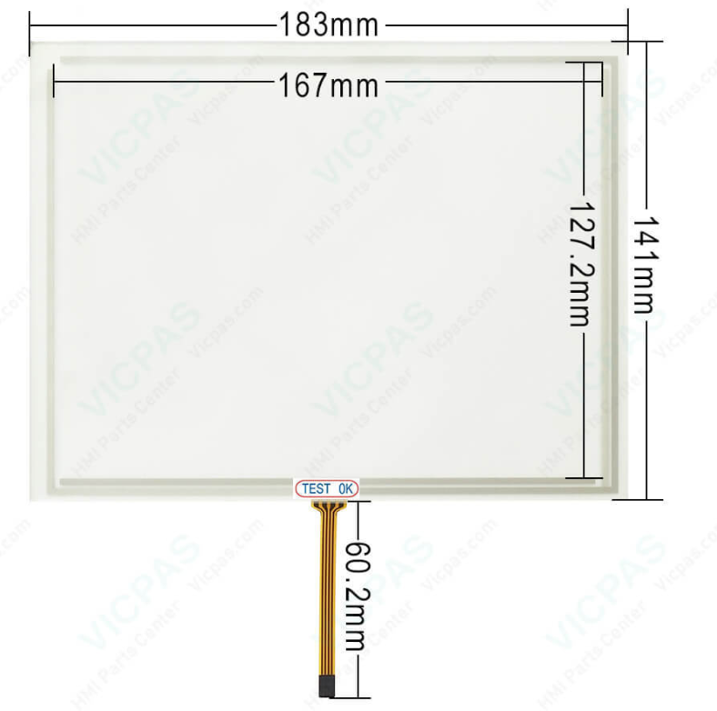 New AMT9556 91-09556-000 T8626A Industrial Touch Screen, Touchpad