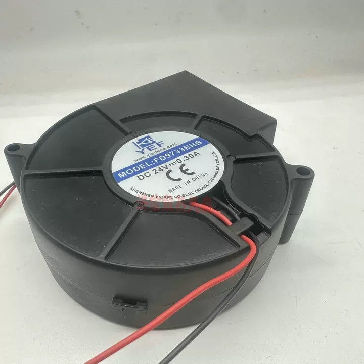 New Original YEF FD9733BHB 979733mm DC24V Centrifugal Blower Fan For Inverter Cooling Replacement