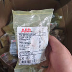 Genuine ABB CE4T CE4P CE3T Mushroom Head Emergency Stop Button (CE4T-10R-01/02, CE4P-10R-01/02), 40mm Red, Twist/Pull Reset, DIN Panel Mount, IP69K, In Stock