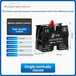 XB2 Series 22mm Push Button Switch, Self‑Reset Momentary / Knob Selector / Emergency Stop, BA31 (Green 1NO) / BA42 (Red 1NC) / BD21 (2‑Position Knob) / BS542 (Mushroom Head E‑Stop), IP65 Industrial Control Switch