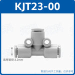 SMC Type Mini Tee Push‑In Pneumatic Fitting | KJT03‑00 KJT23‑M5 Thread‑to‑Quick Connector | Jinye Pneumatic